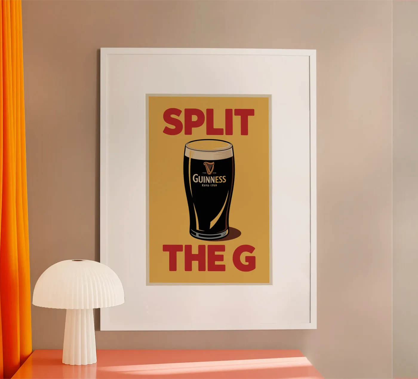 Split The G poster van MIa_Dispath