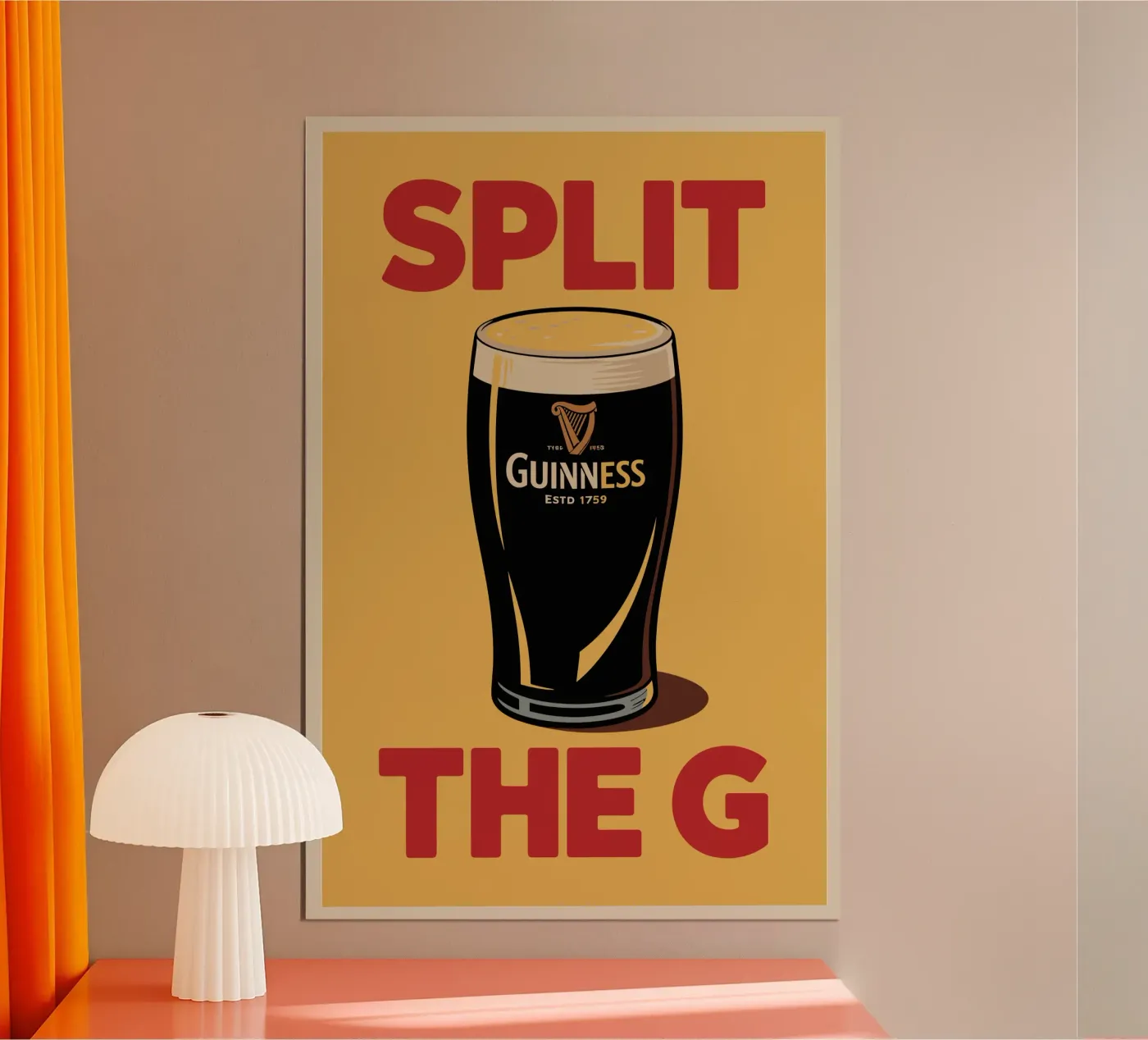 Split The G poster van MIa_Dispath