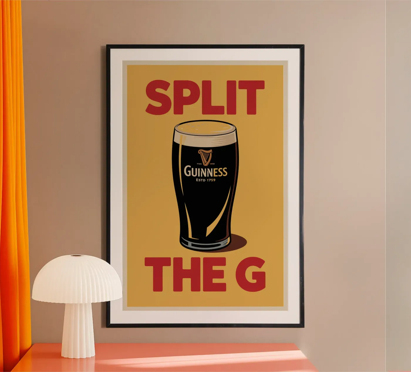 Split The G poster van MIa_Dispath