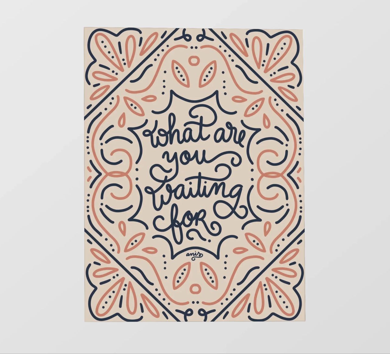 What are you waiting for? pellicola backlit da anisillustration