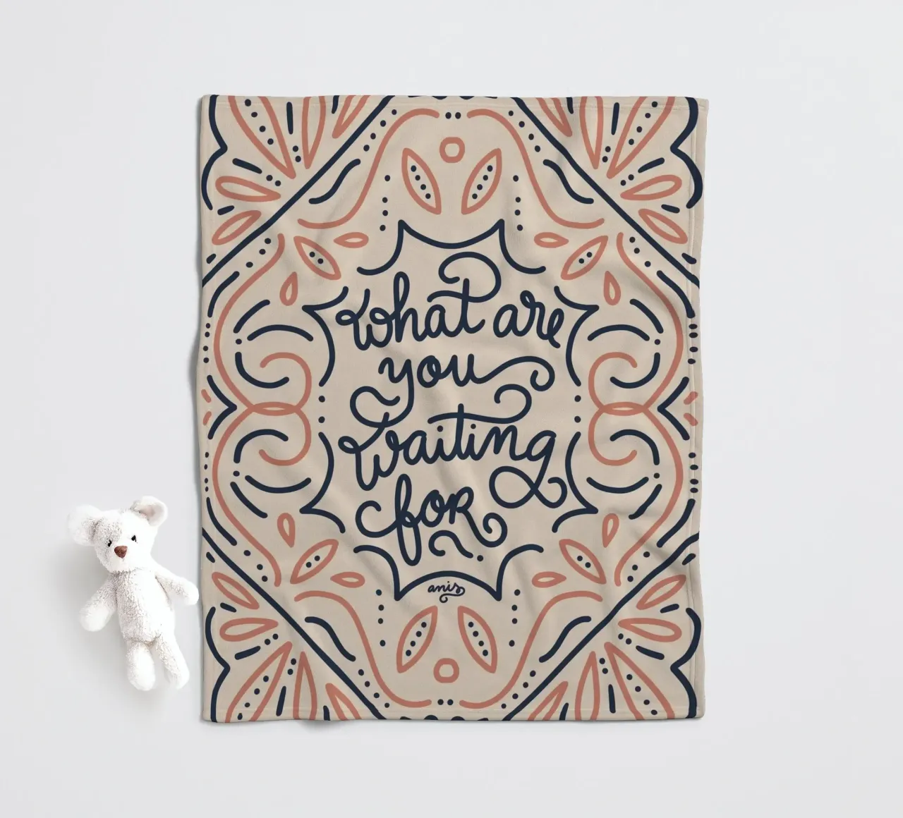 What are you waiting for? coperta in pile da anisillustration
