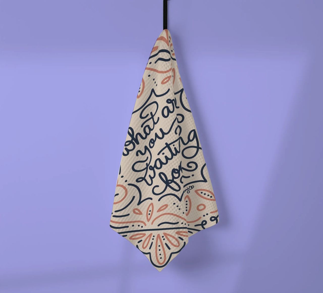 What are you waiting for? canovaccio da cucina da anisillustration