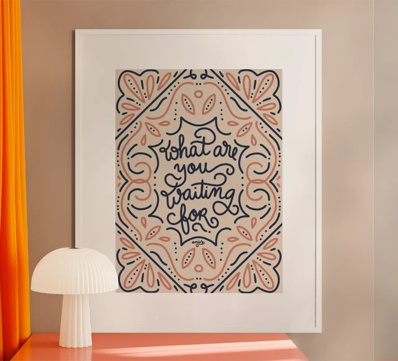What are you waiting for? carta hahnemühle da anisillustration