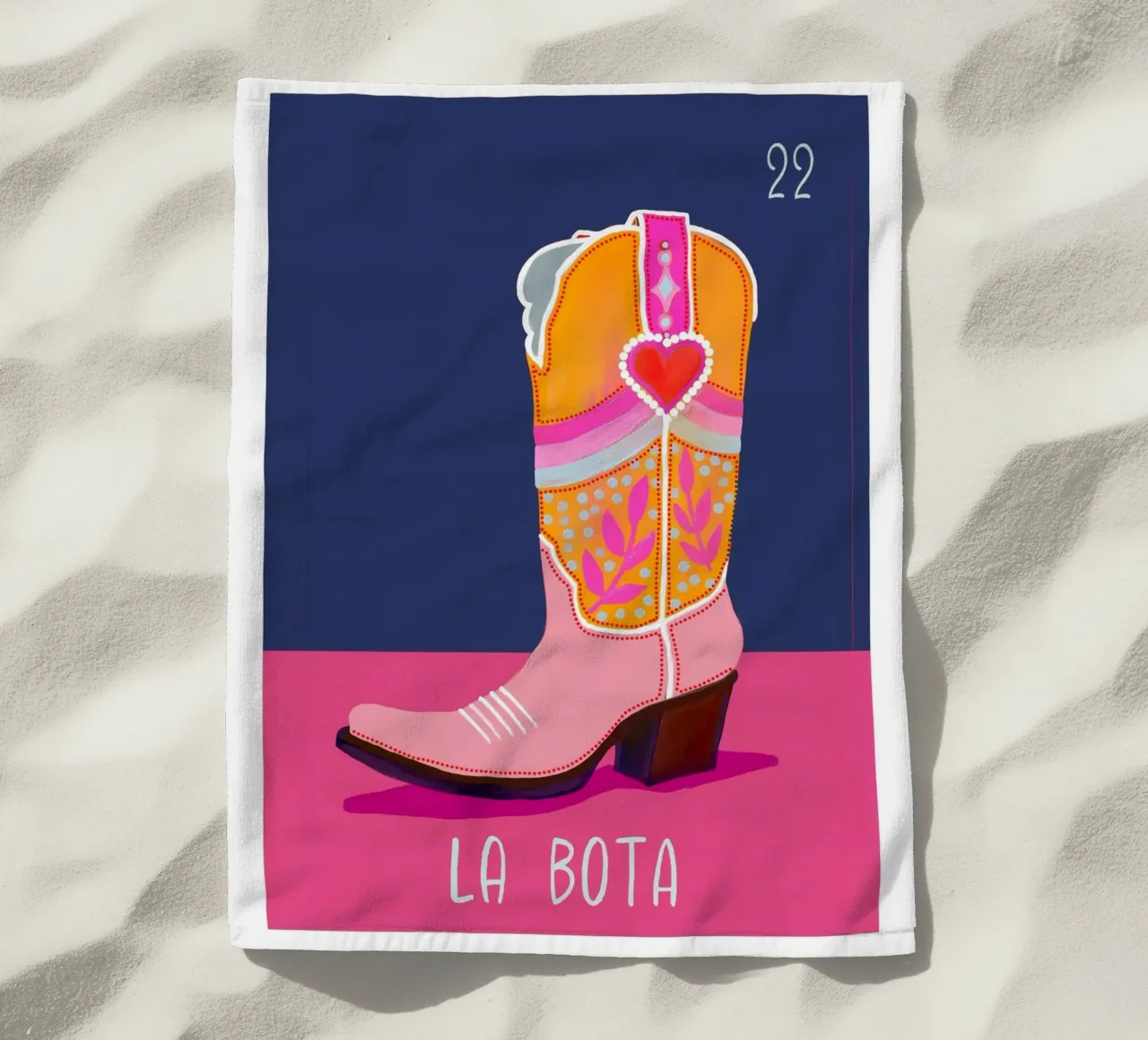22 La Bota The Boot telo mare da cafelab