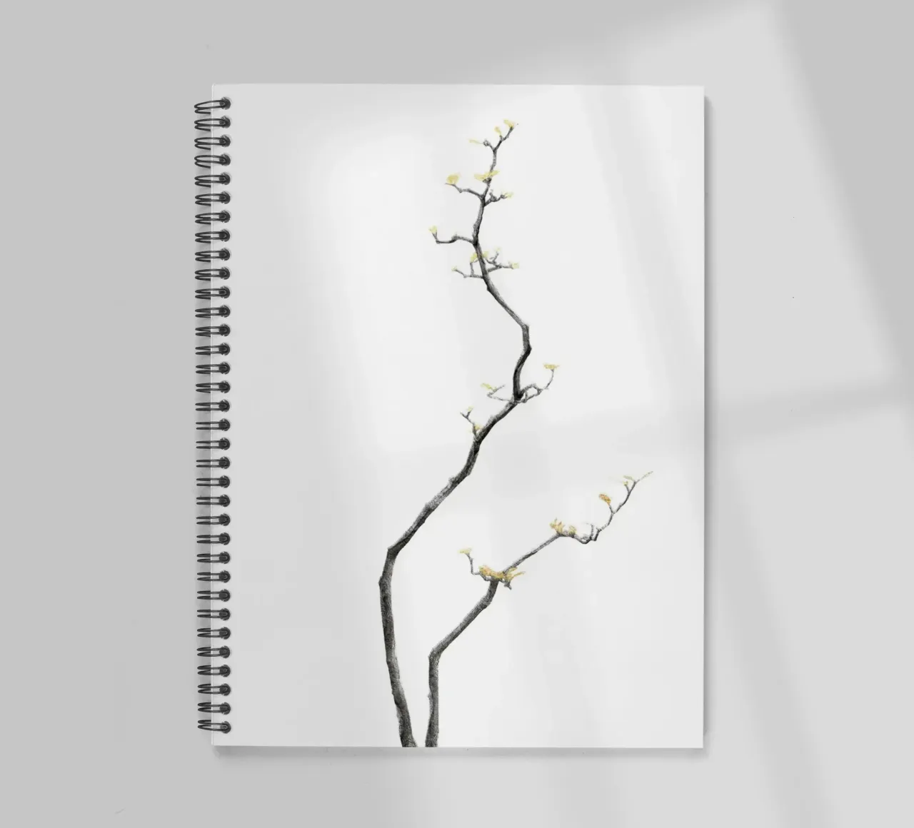 Bonsai Tree 03 spiral notebook by amini54
