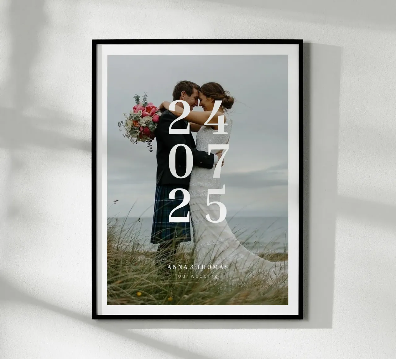 Our wedding poster da we line studio - design