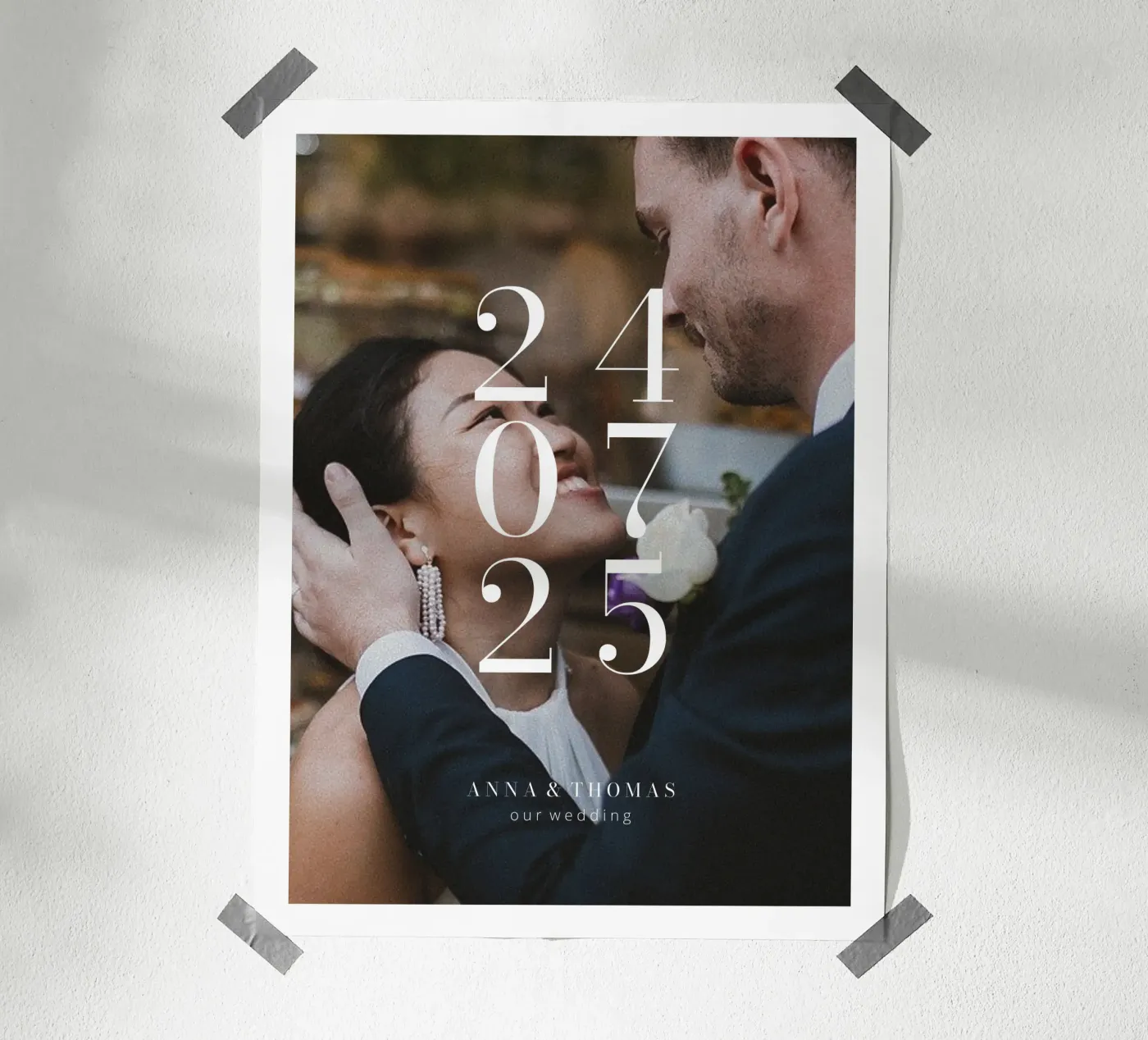 Our wedding poster by we line studio - design