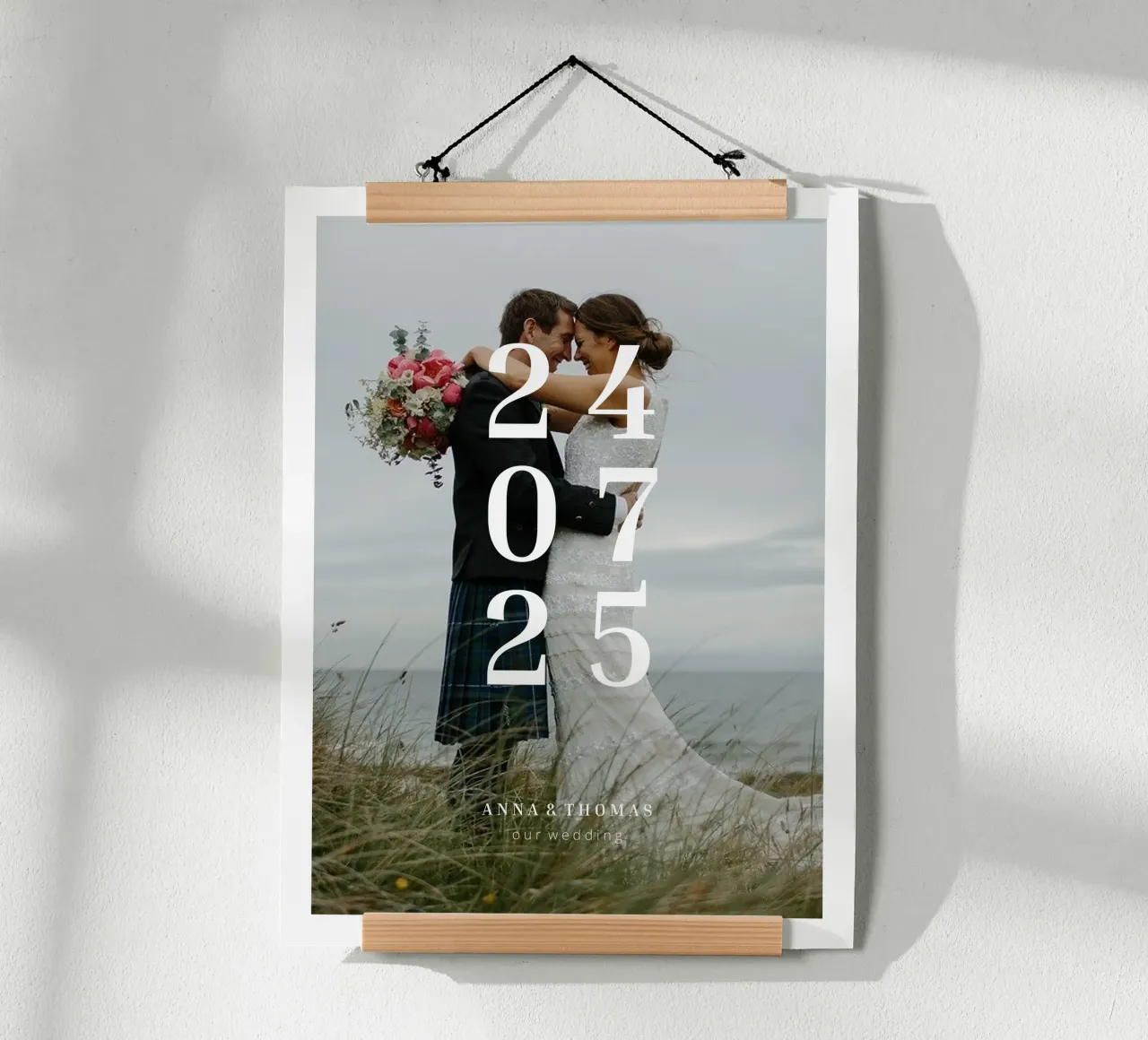 Our wedding poster da we line studio - design