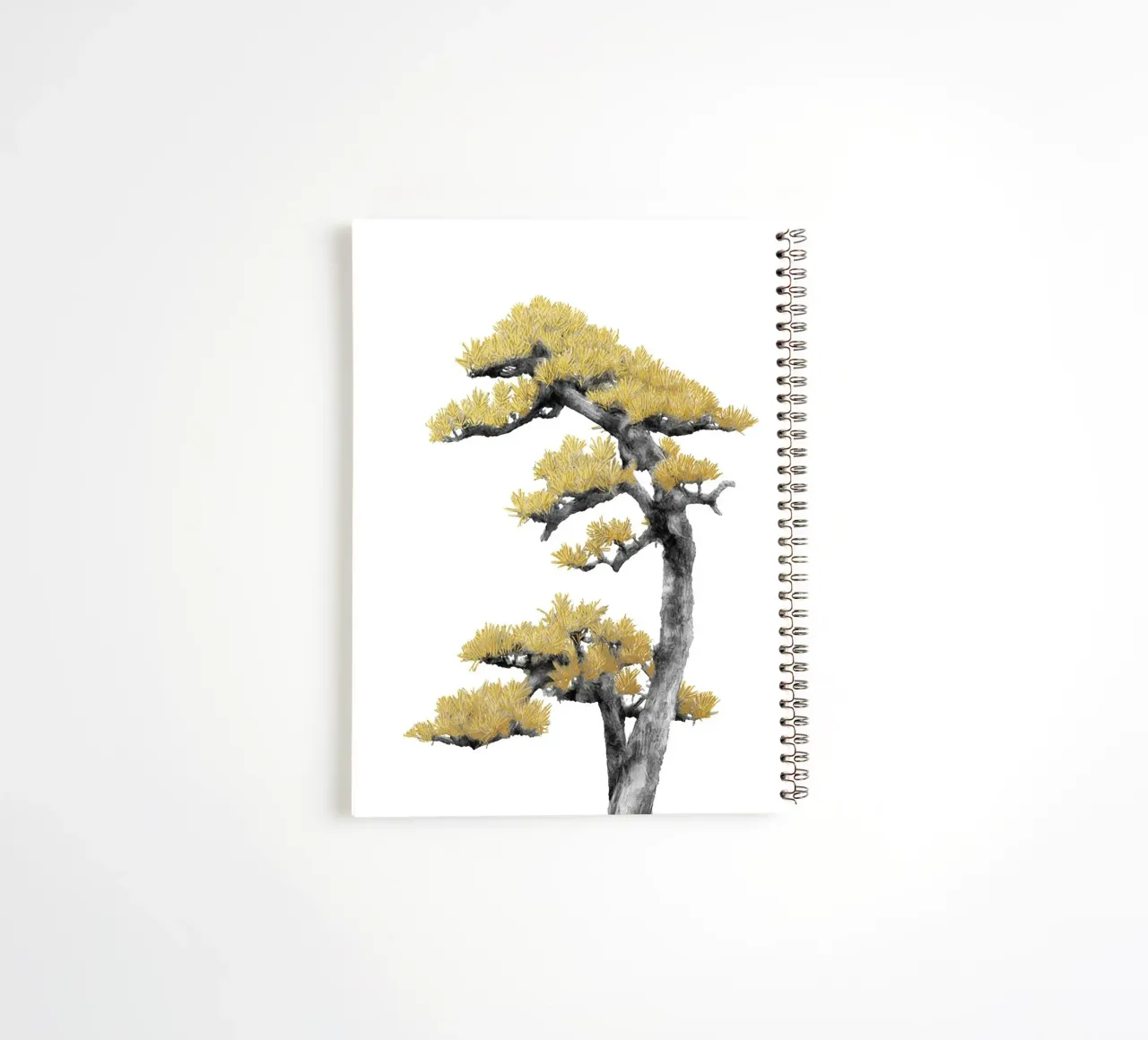 Bonsai Tree 04 spiral notebook by amini54