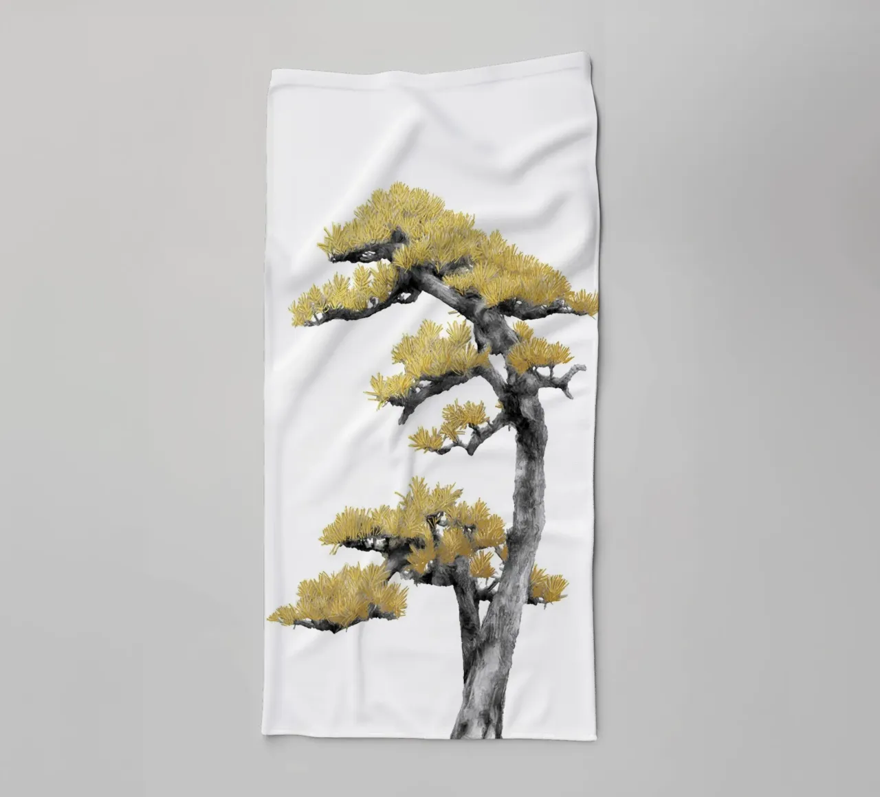 Bonsai Tree 04 towel by amini54
