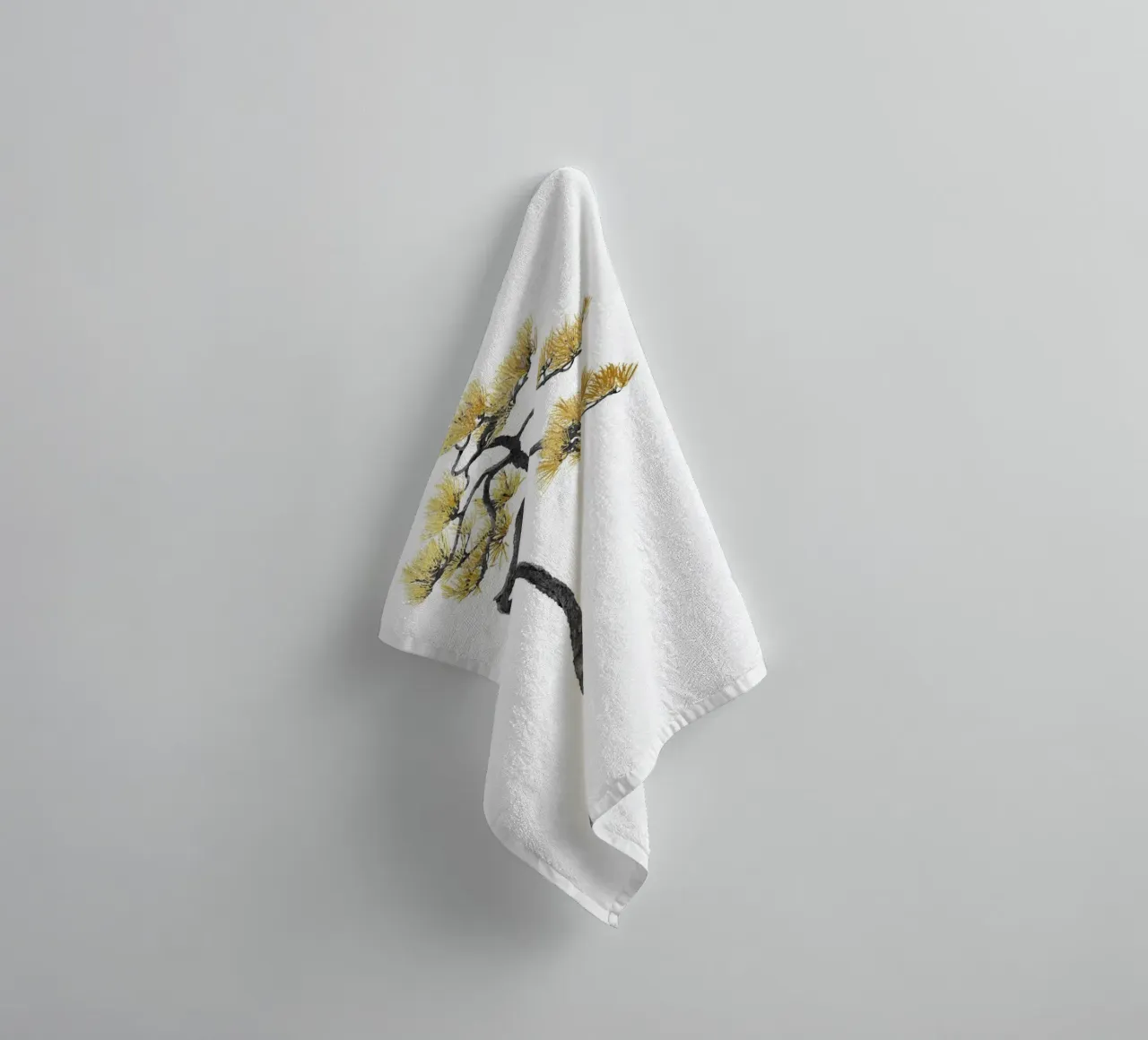 Bonsai Tree 05 towel by amini54