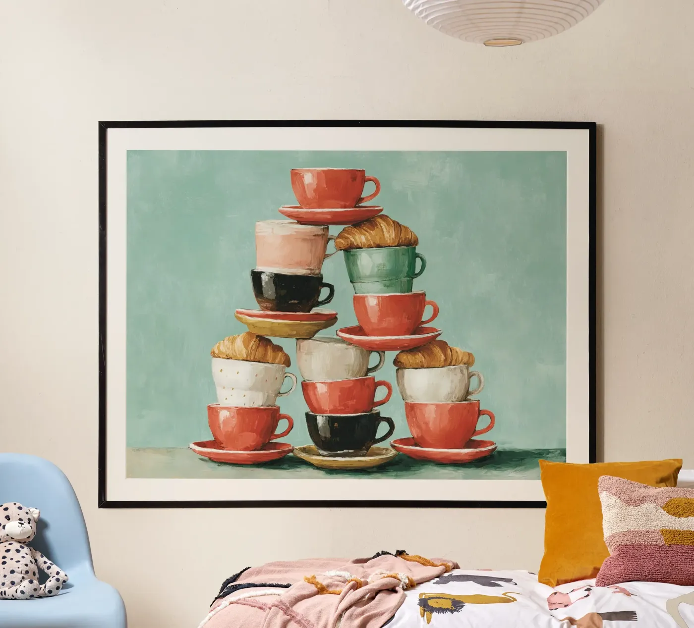 Coffee Cup Tower poster da coffeelover