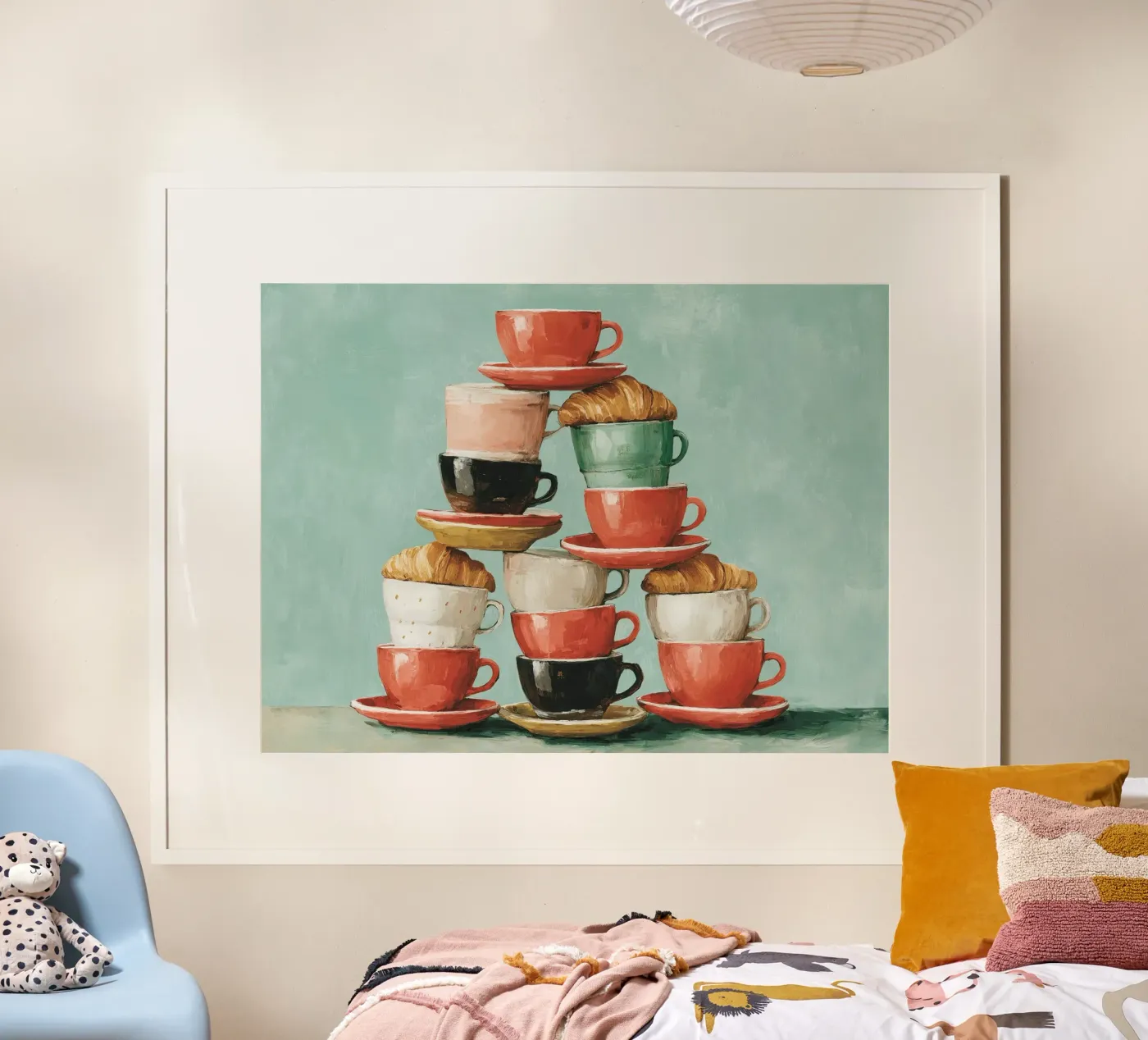 Coffee Cup Tower poster da coffeelover