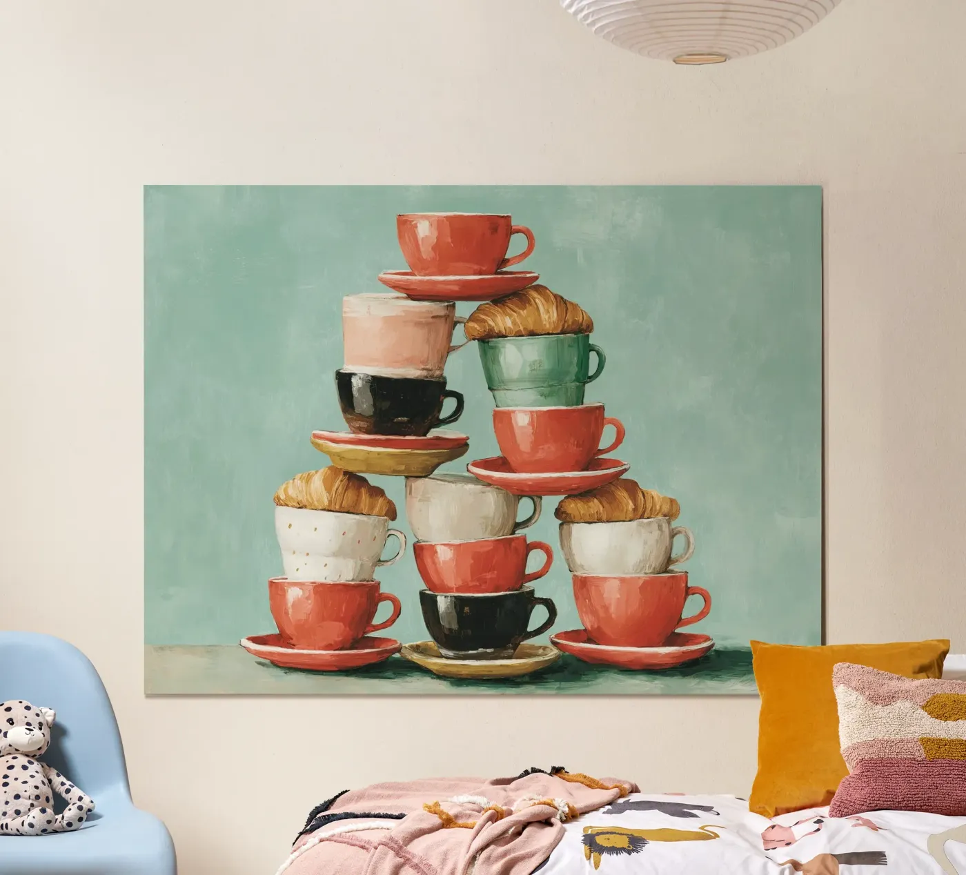Coffee Cup Tower poster da coffeelover