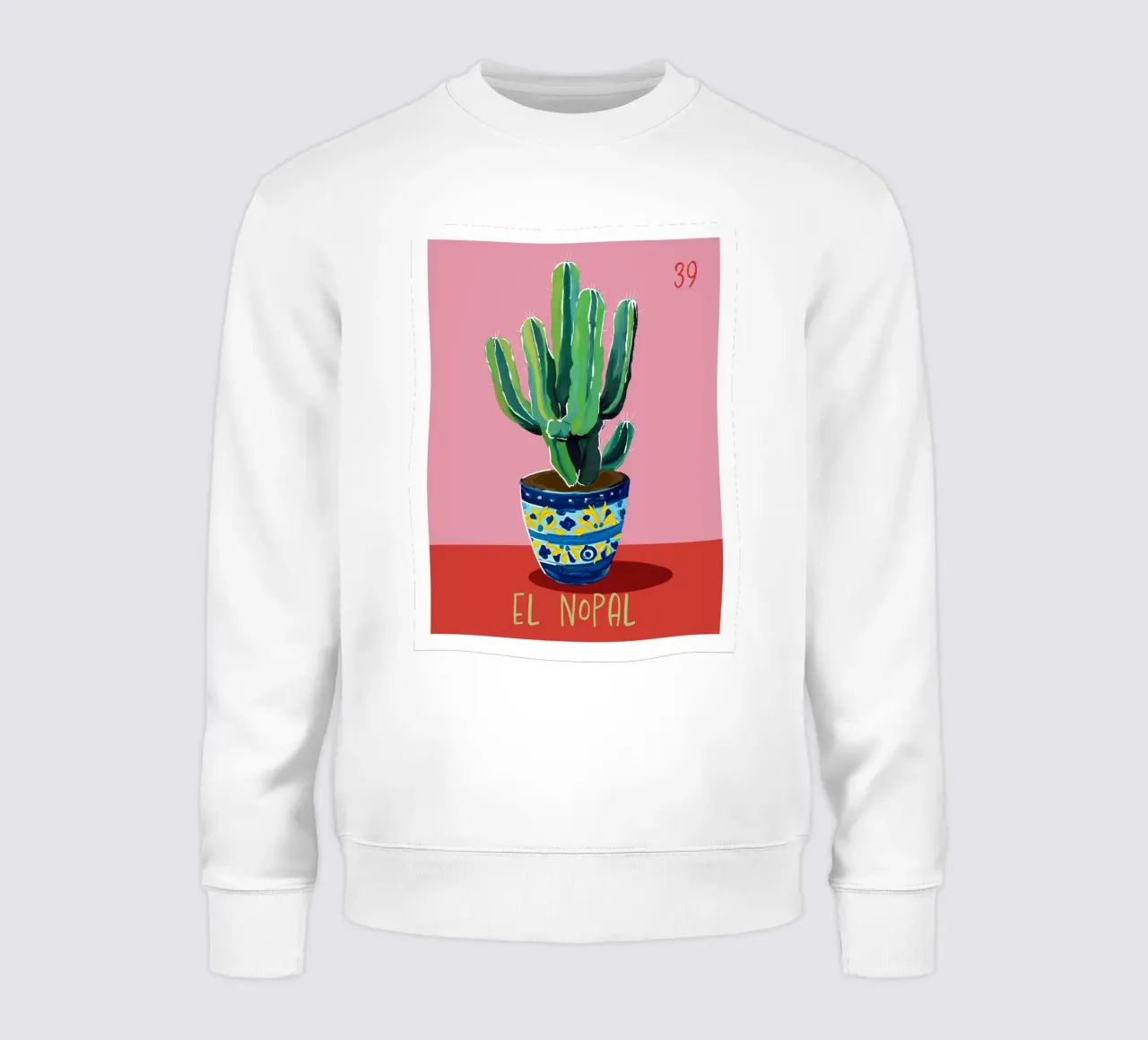 39 El Nopal Il Cactus felpa da cafelab