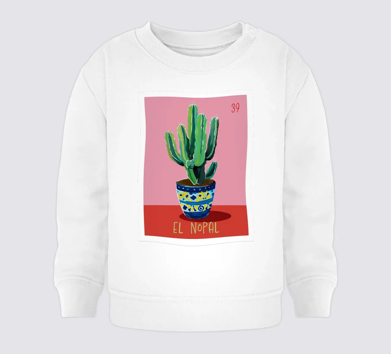 39 El Nopal Il Cactus felpa neonato da cafelab