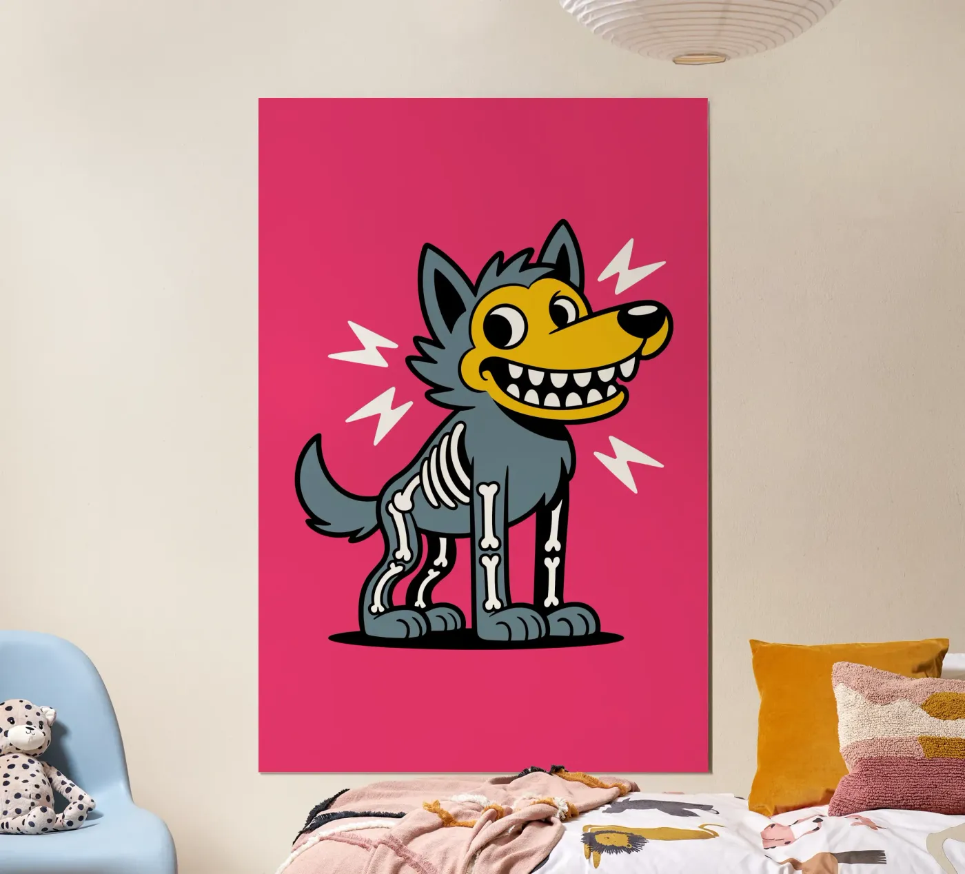 Knochenwolfie Poster von MIa_Dispath