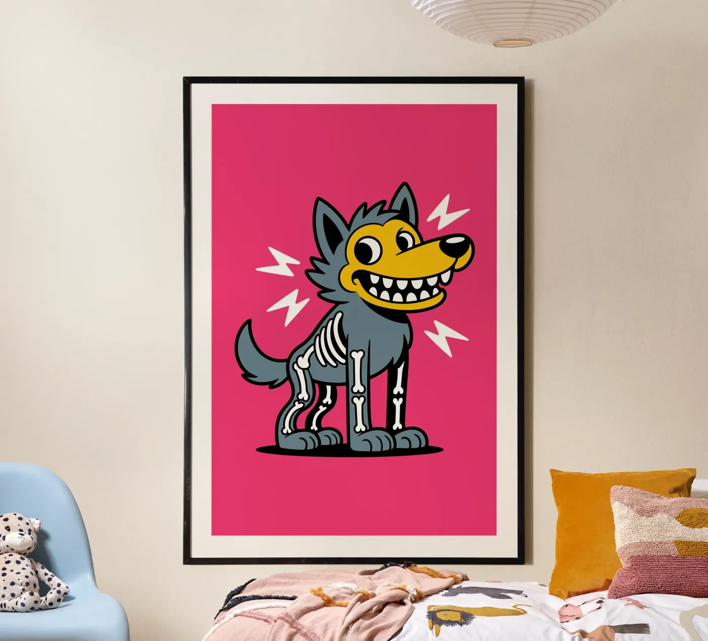 Knochenwolfie Poster von MIa_Dispath