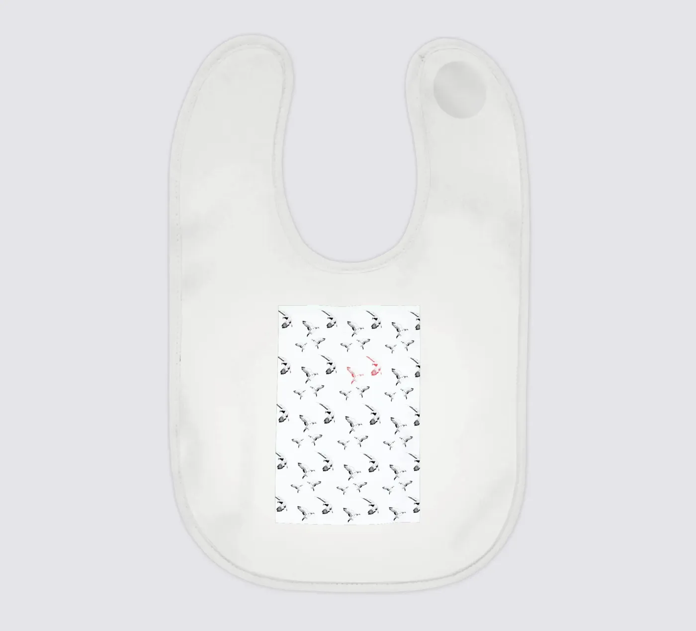 Mouettes bavoir de La Belette Rose