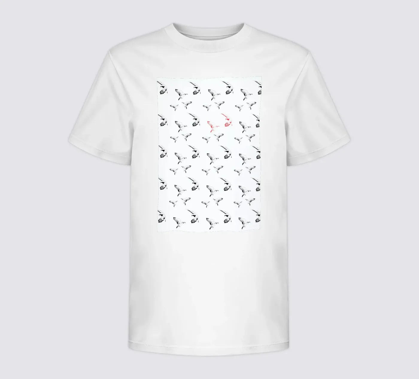 Mouettes t-shirt bambini da La Belette Rose