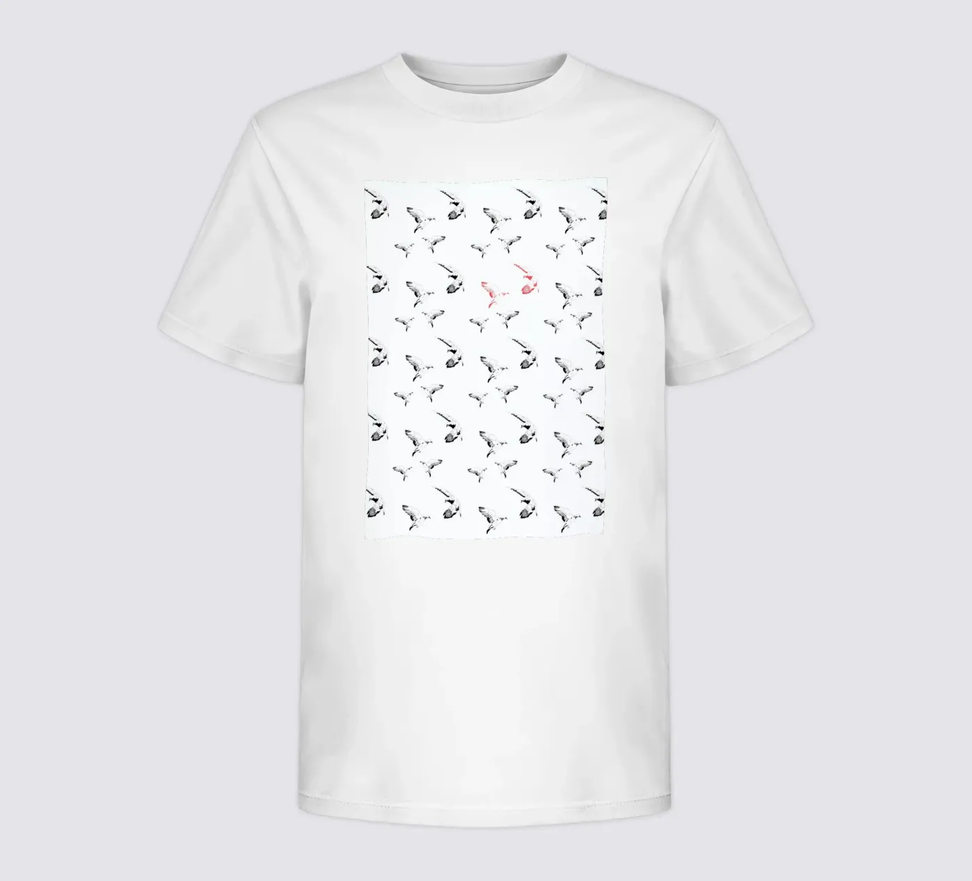 Mouettes kinder t-shirt van La Belette Rose