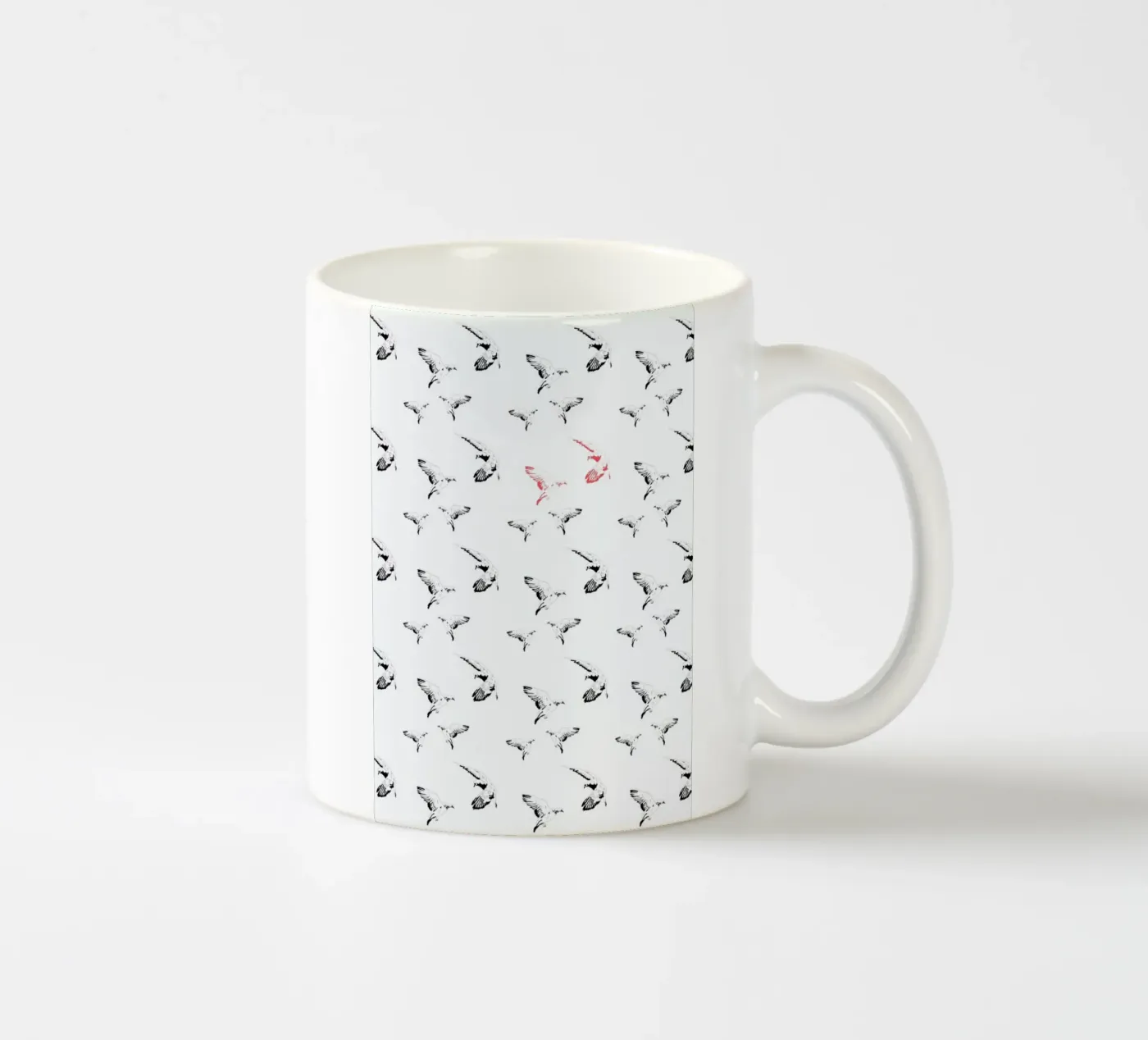Mouettes ceramic mug by La Belette Rose