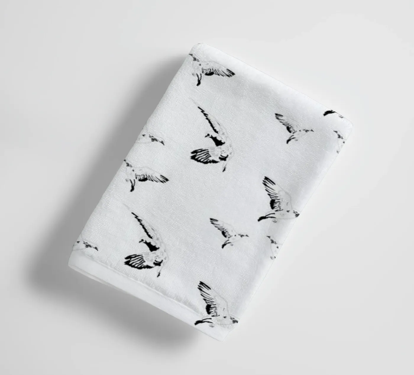 Mouettes towel by La Belette Rose