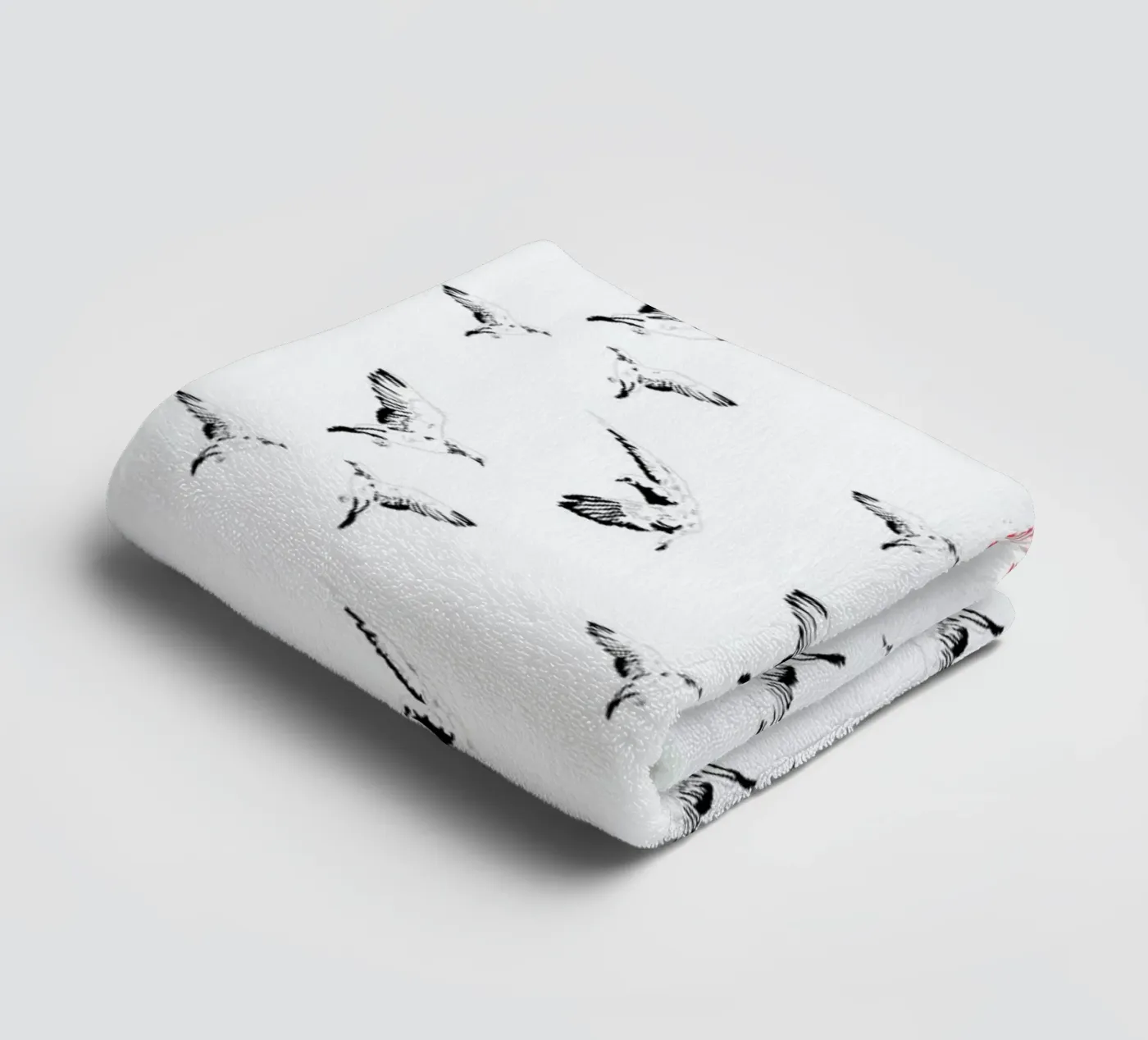 Mouettes towel by La Belette Rose
