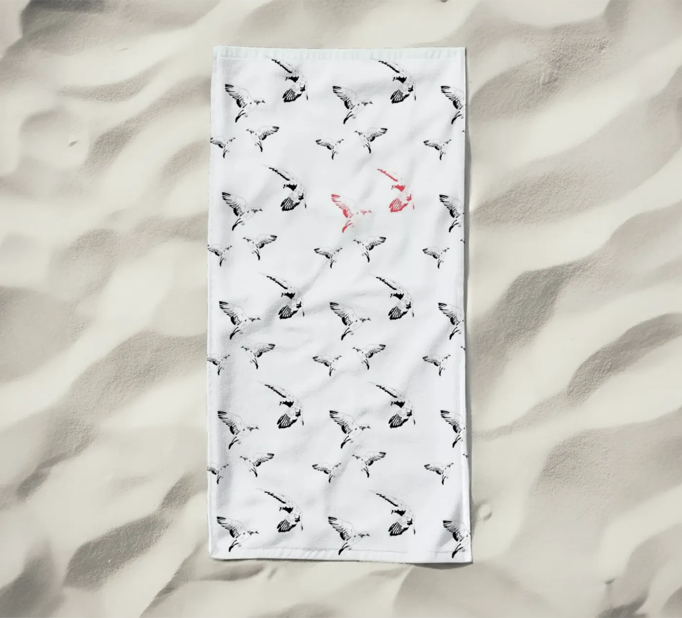 Mouettes strandhanddoek van La Belette Rose
