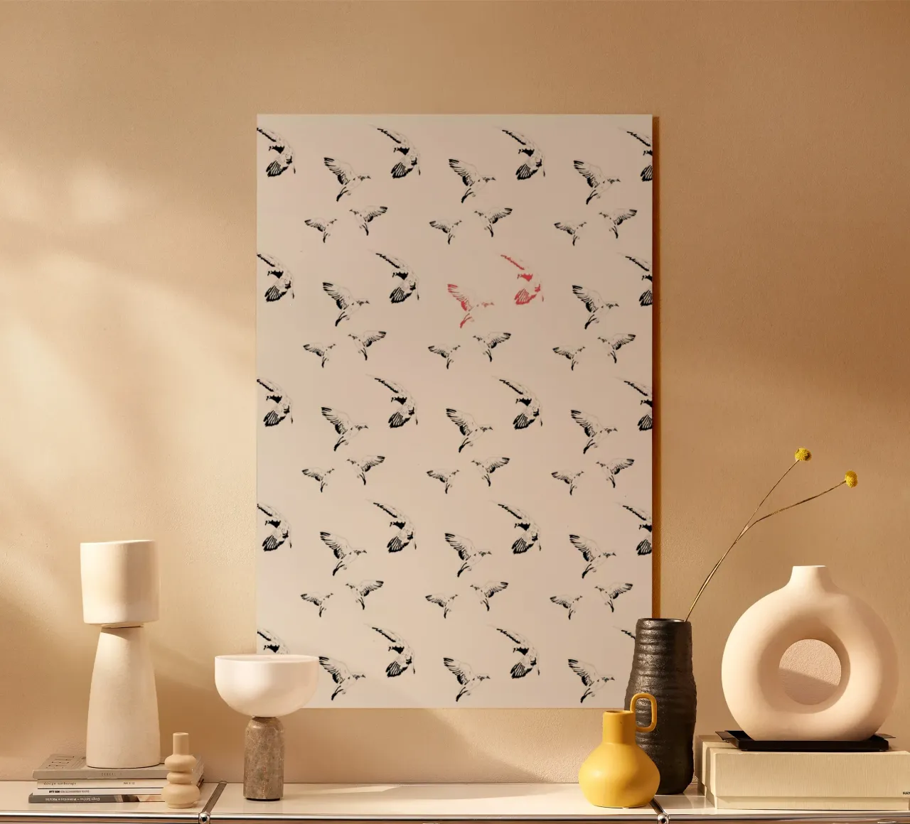 Mouettes acryl van La Belette Rose