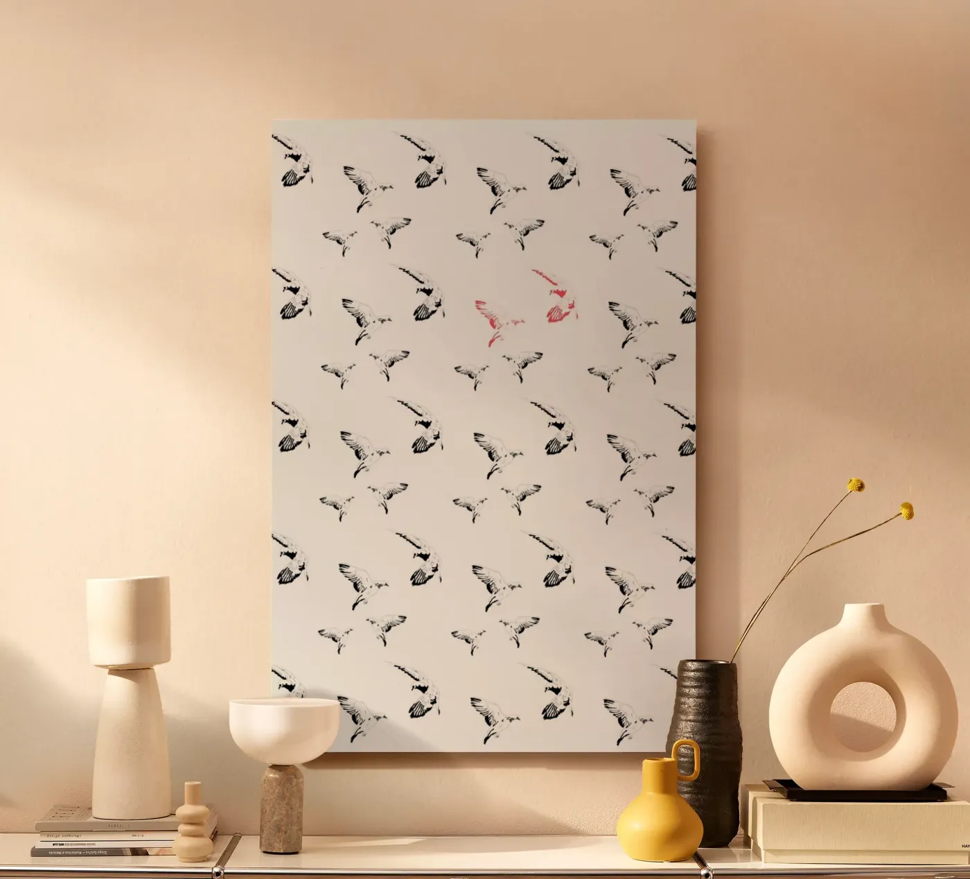 Mouettes alluminio dibond da La Belette Rose