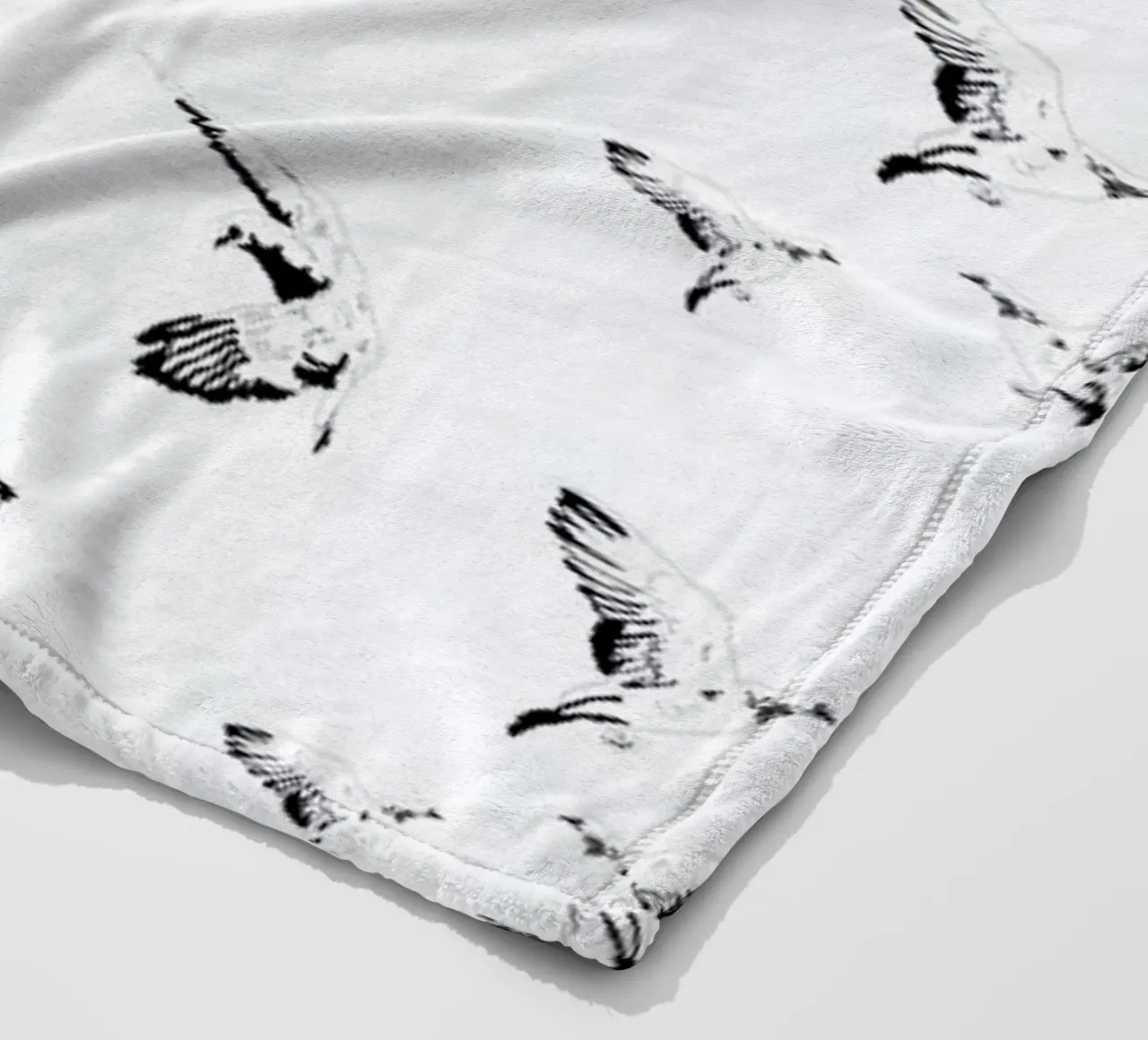 Mouettes Fleecedecke von La Belette Rose