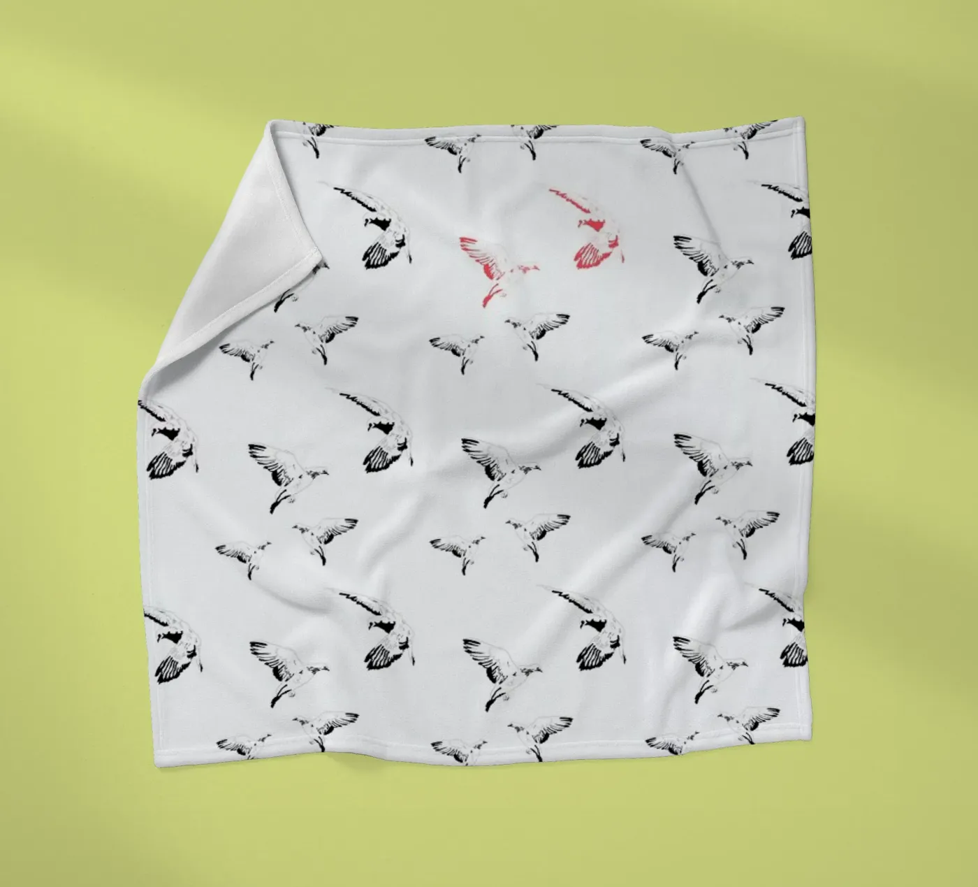 Mouettes Fleecedecke von La Belette Rose