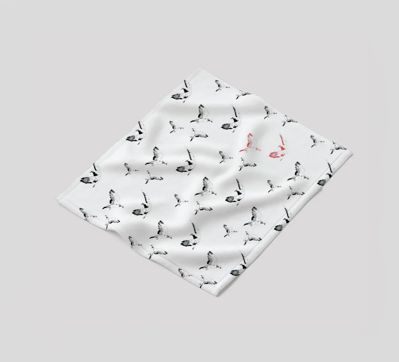 Mouettes Fleecedecke von La Belette Rose