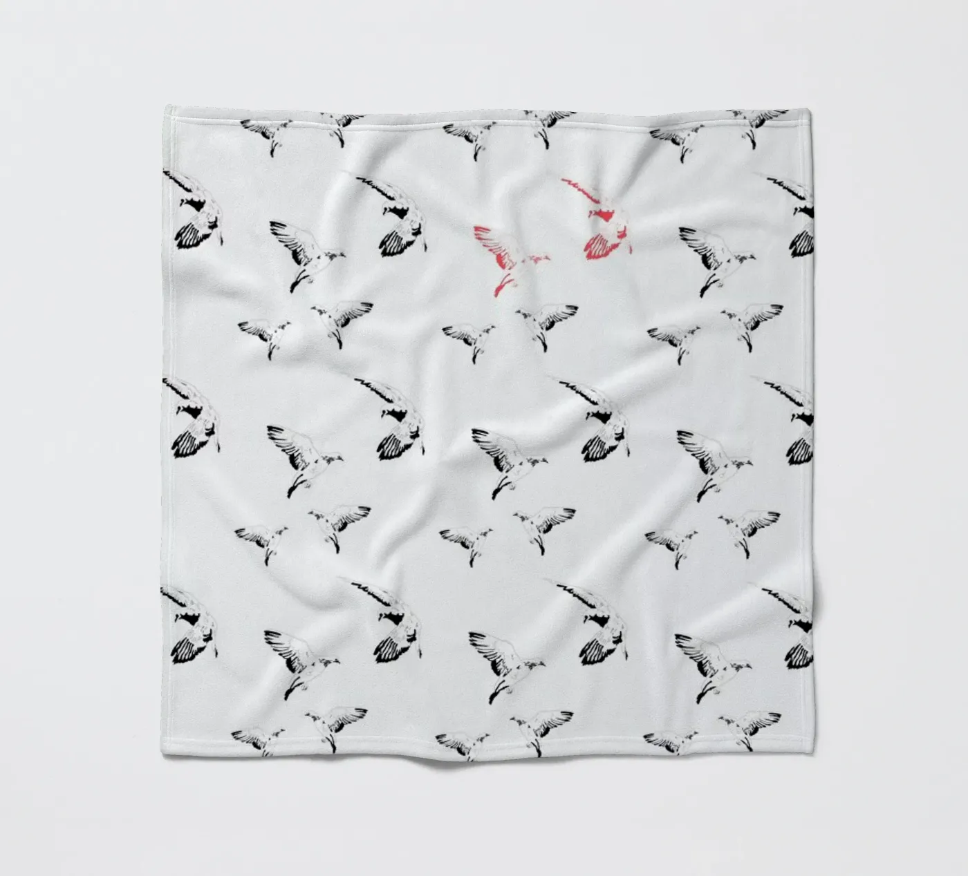 Mouettes Fleecedecke von La Belette Rose