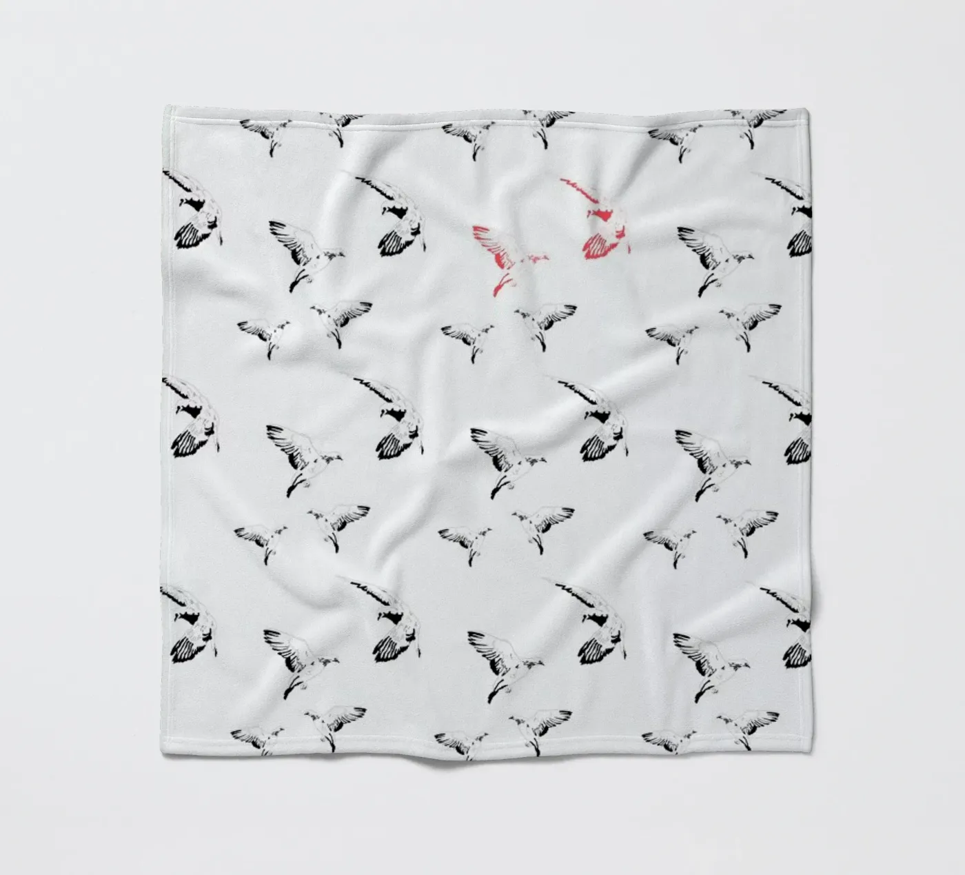 Mouettes Fleecedecke von La Belette Rose