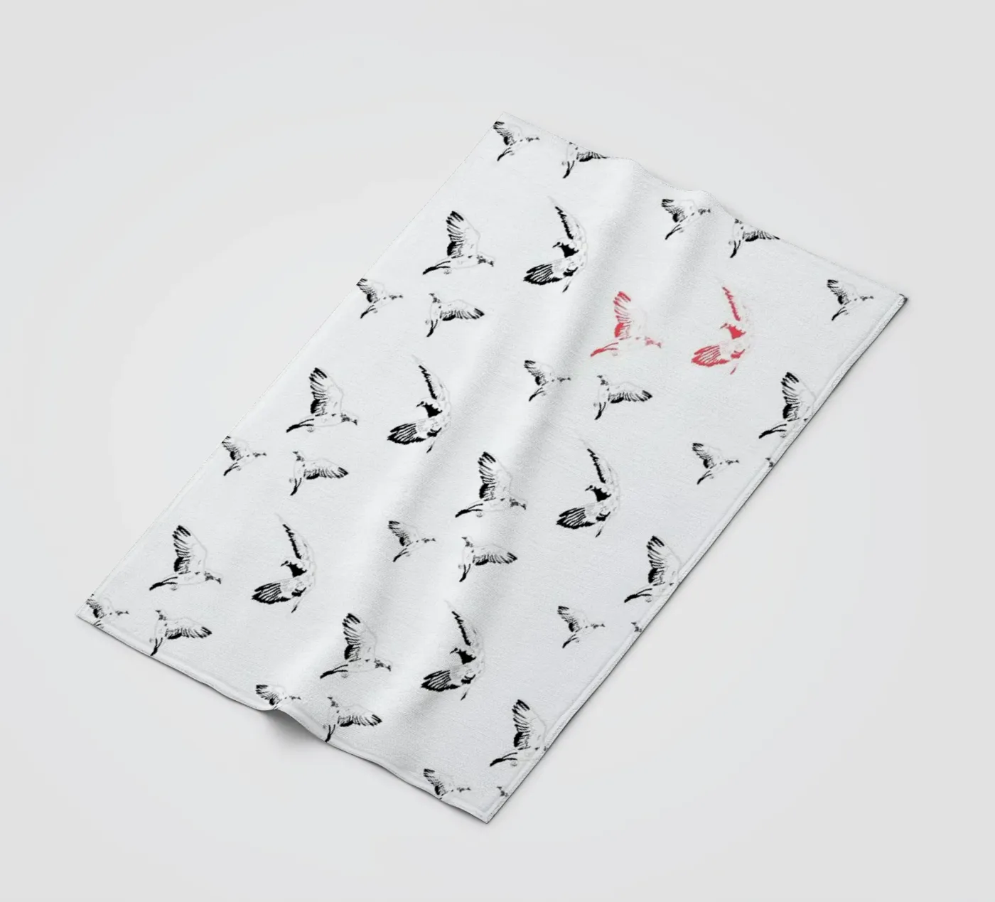 Mouettes Fleecedecke von La Belette Rose