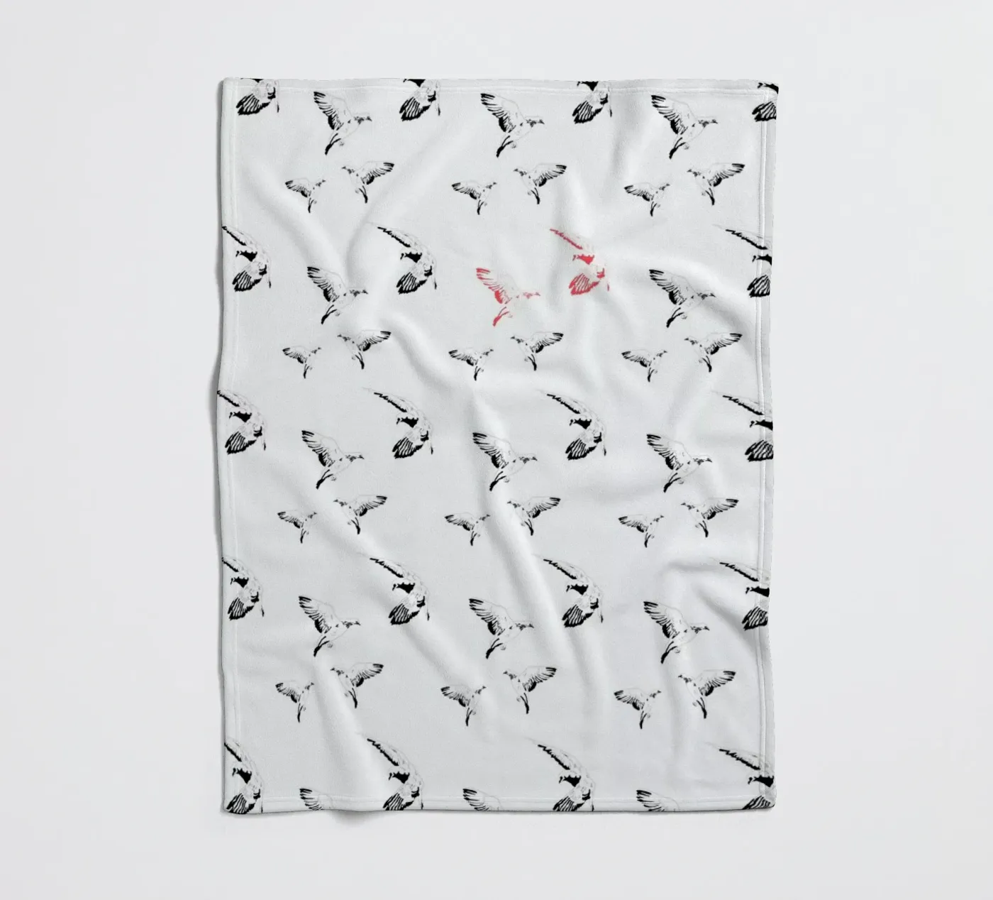 Mouettes Fleecedecke von La Belette Rose