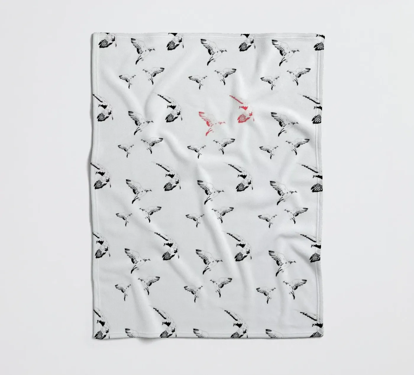 Mouettes Fleecedecke von La Belette Rose