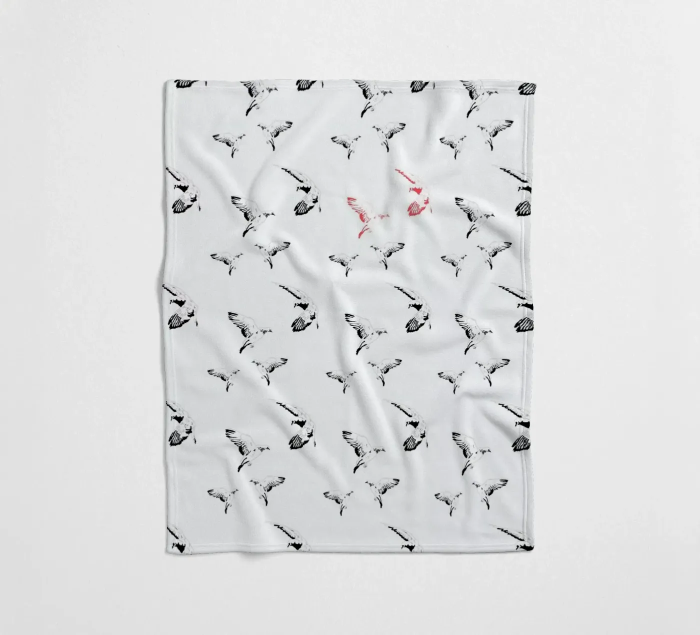 Mouettes Fleecedecke von La Belette Rose