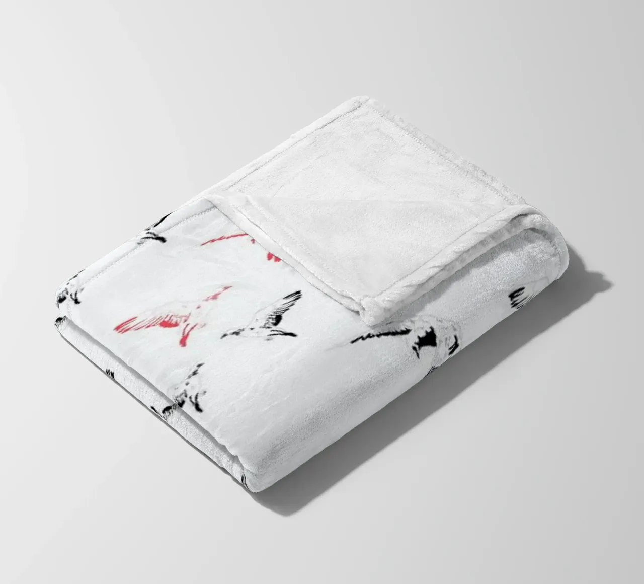 Mouettes Fleecedecke von La Belette Rose