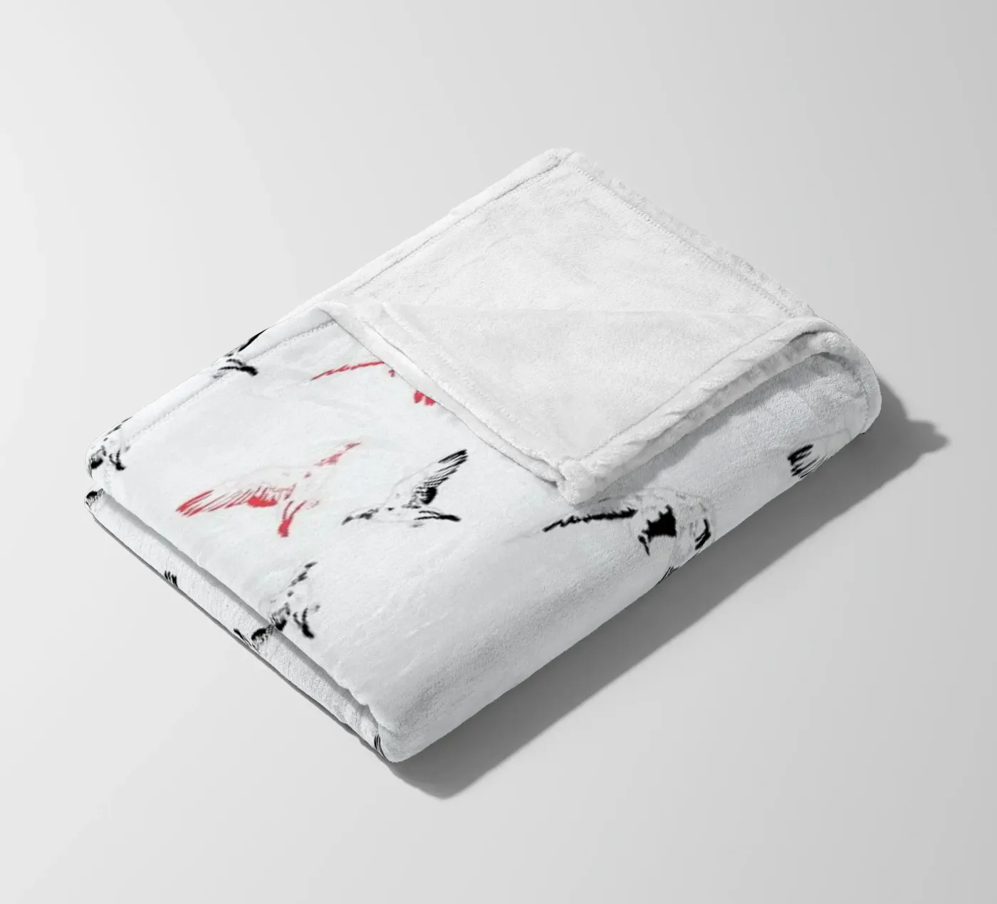 Mouettes Fleecedecke von La Belette Rose