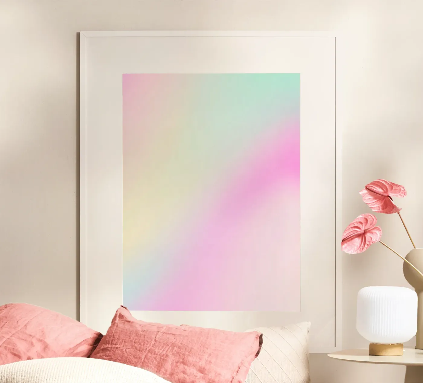Aura Gradient pastello poster da Dreamscape