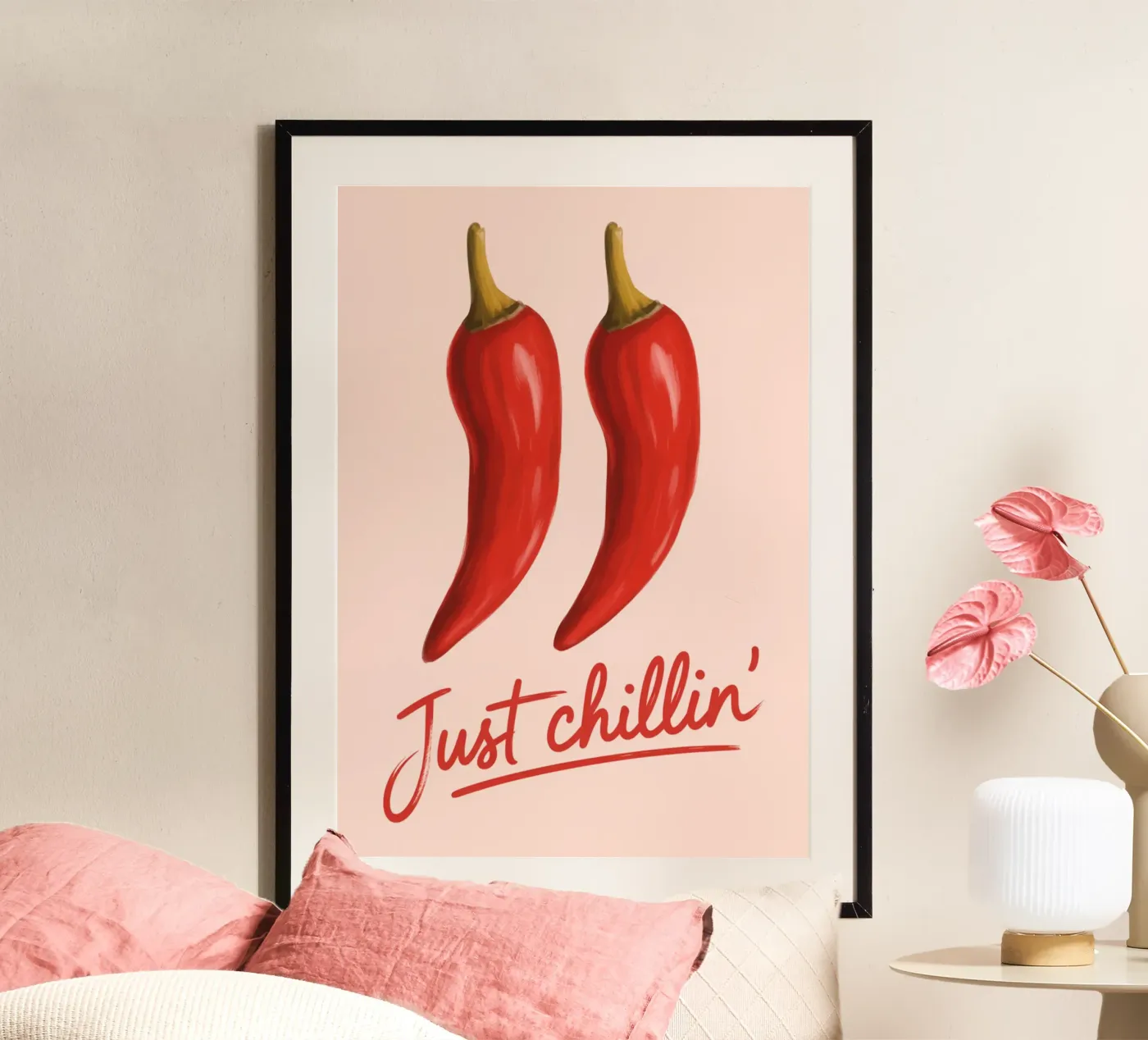 Just Chillin poster by Food Market