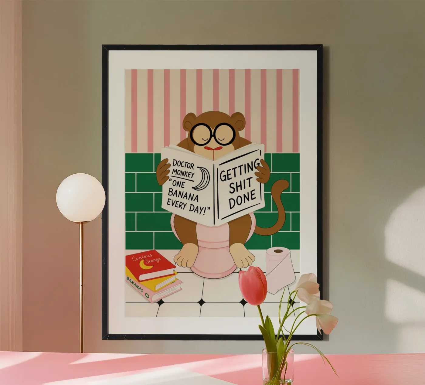 Getting Shit Done poster by Trace Simonis Flowers