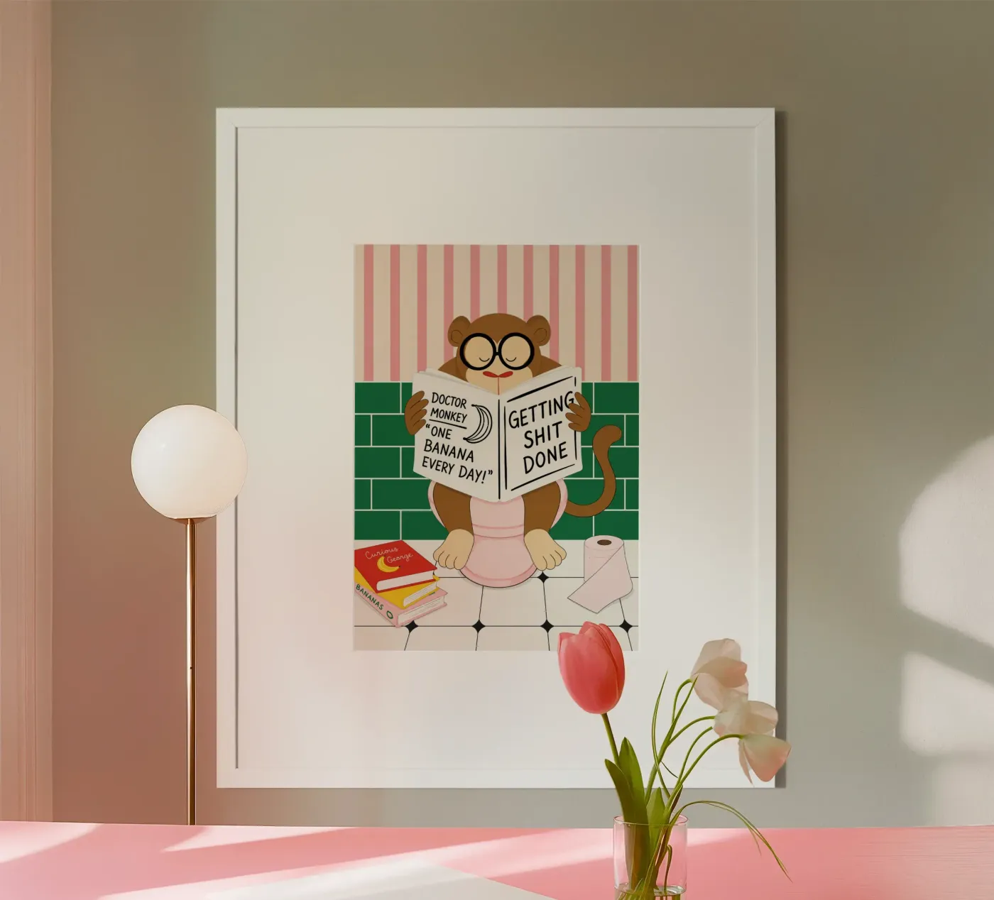 Getting Shit Done poster by Trace Simonis Flowers