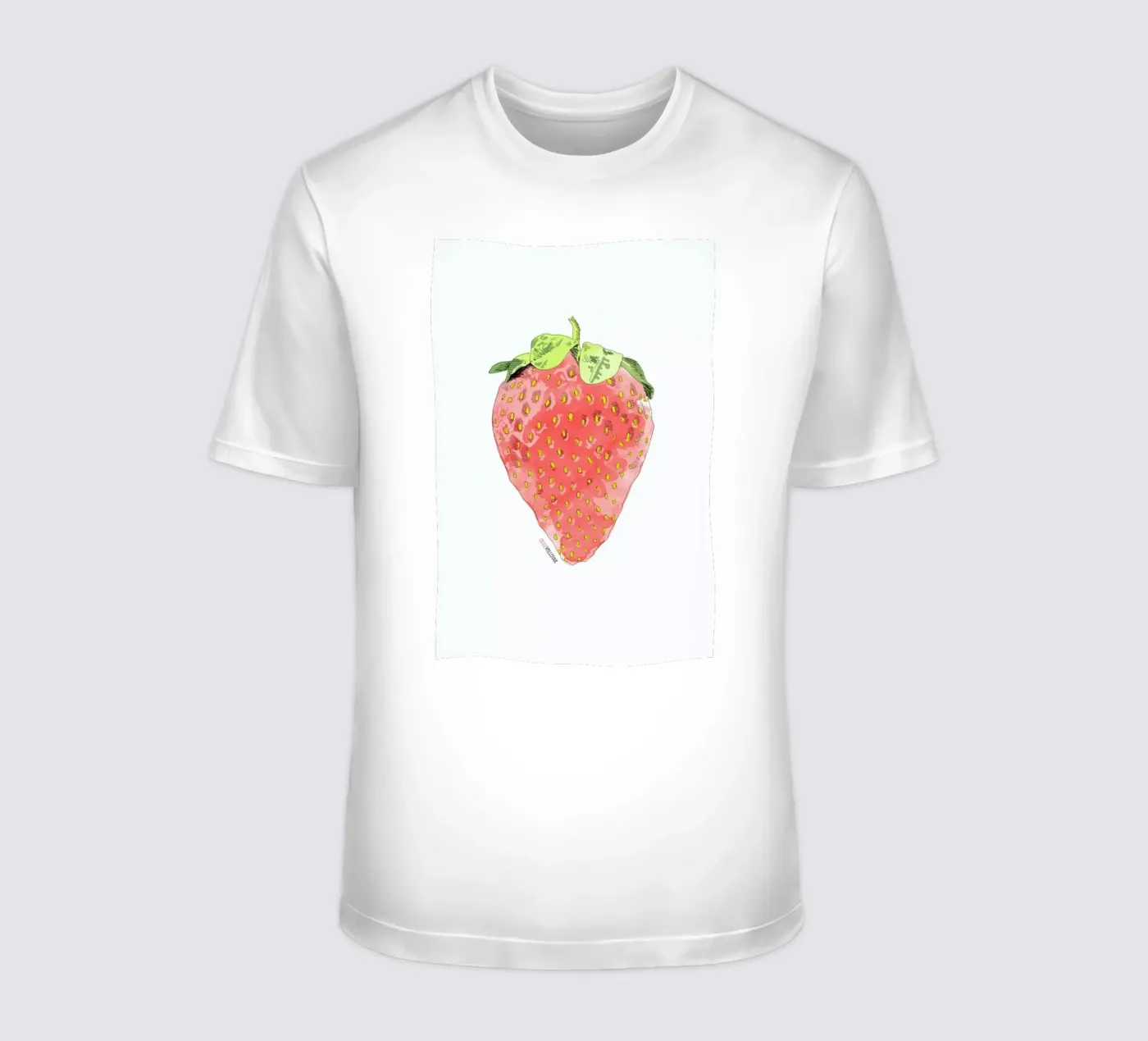 Fraise t-shirt da La Belette Rose