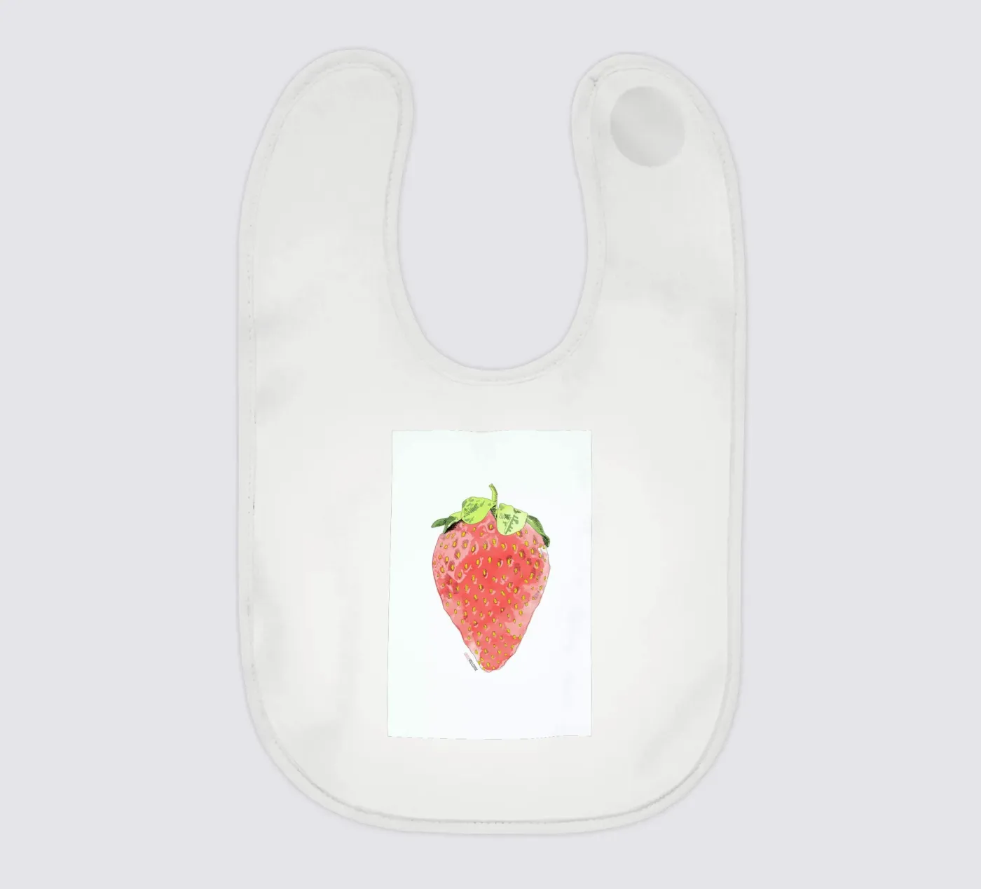 Fraise Babylätzchen von La Belette Rose