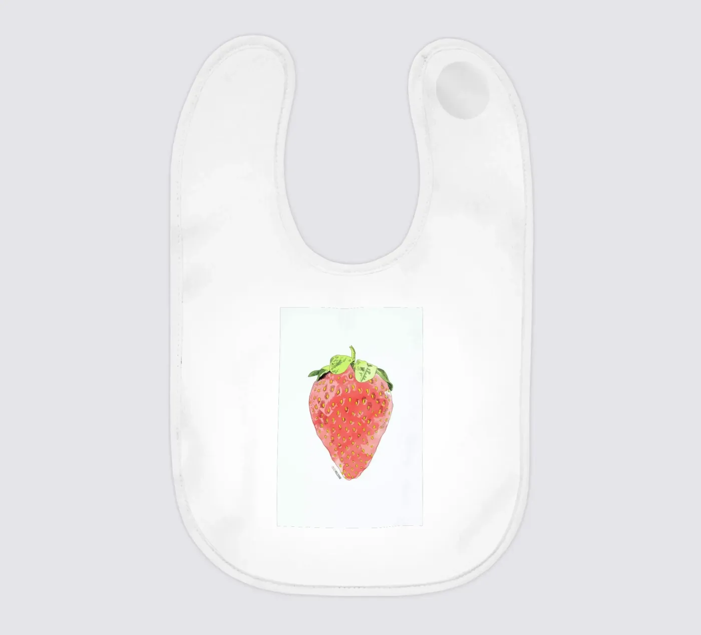 Fraise Babylätzchen von La Belette Rose