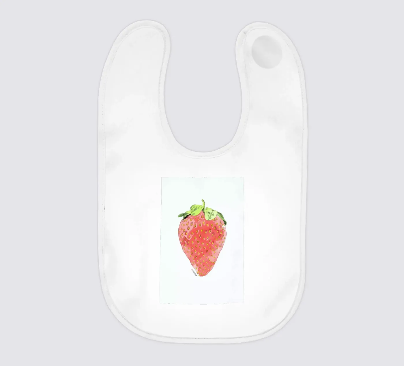 Fraise Babylätzchen von La Belette Rose